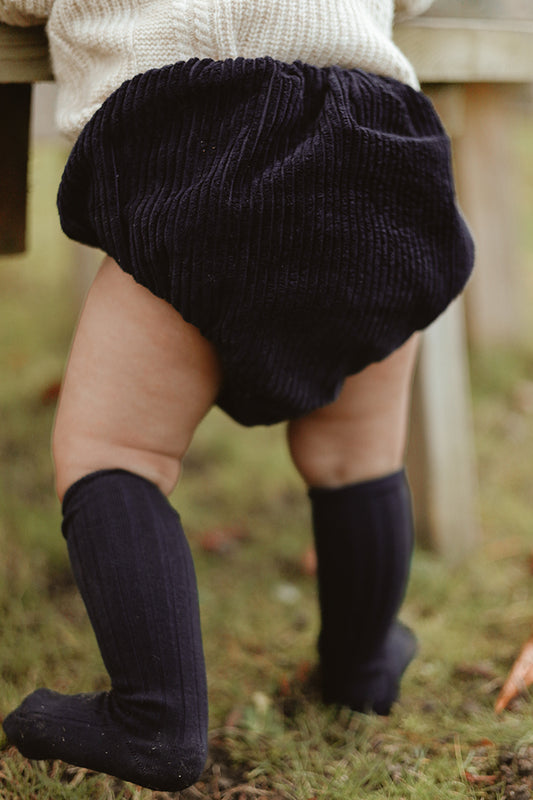 Bloomer Armand Velours Bleu