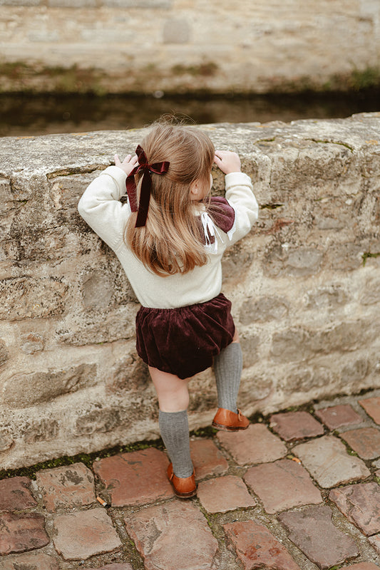 Bloomer Armand Velours Prune